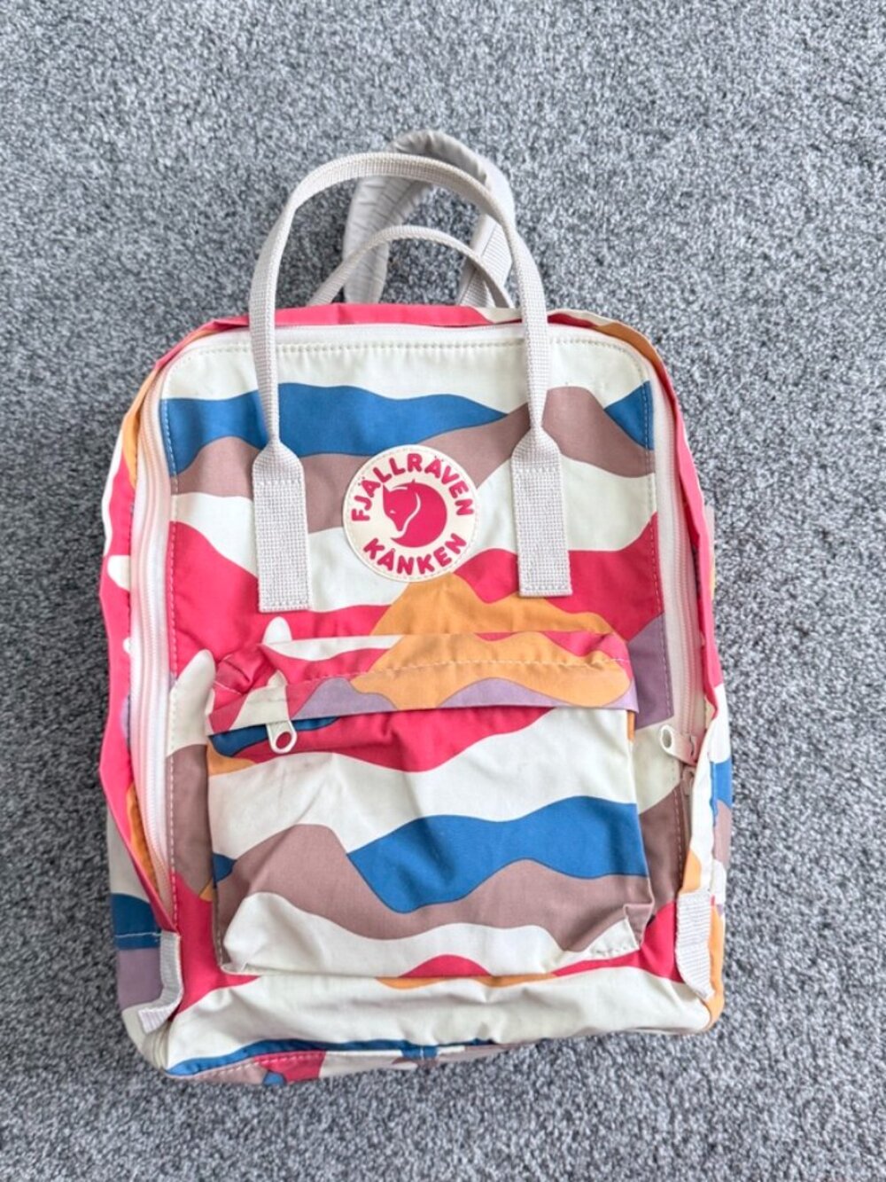 Fjallraven Kanken Art 13" Laptop Special Edition Backpack - Multi Ocean Surface